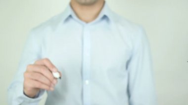 Ticari planı, ekranda yazma