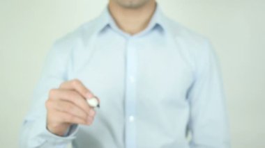 Kontrol manyağı, şeffaf ekranda yazma