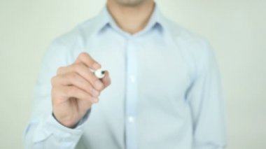 Kurumsal değerler, şeffaf ekranda yazma