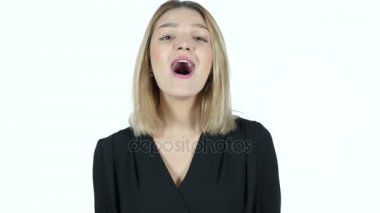 Mutlu genç kadın haklısındır ve başarı kutluyor