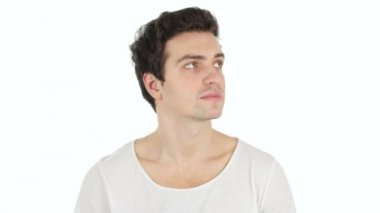 Korkan şaşkın korkmuş adam