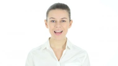 Kadın hareketi, beyaz arka plan hayran