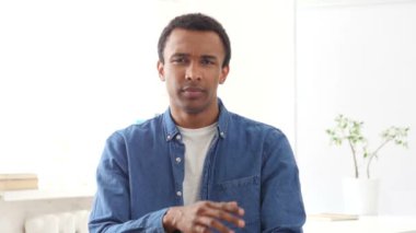 Reddetme, genç Afro-Amerikan adam, portre inkar