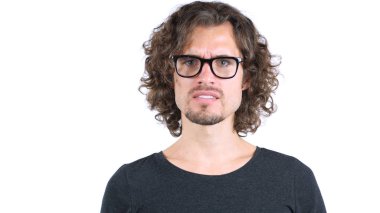 Üzgün adam durum aroung yüzünden onu üzdü