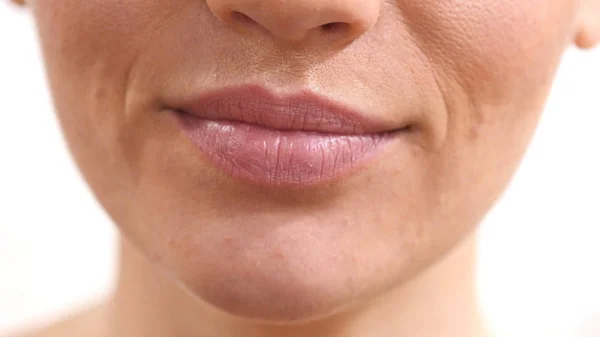 Close Up OfBeautiful Female Lips — Stock Photo, Image