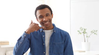 Bizi el hareketi Afro-Amerikan erkek portre tarafından ara