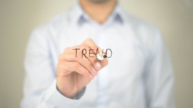 Eğilim, dostum şeffaf ekranda yazma