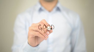 İyi, Saydam Ekranda Yazan Adam