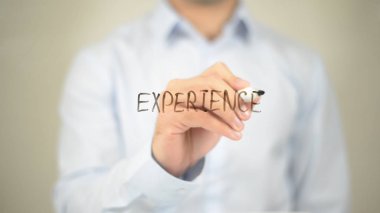 Deneyim, dostum şeffaf ekranda yazma