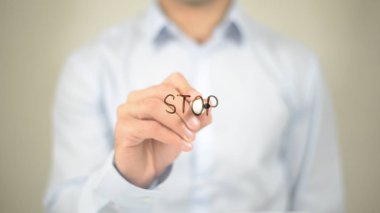 Dur, dostum şeffaf ekranda yazma