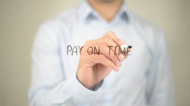 Zamanında, şeffaf ekranda yazma öde