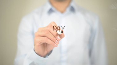 Öde, şeffaf ekranda yazma