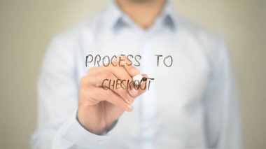 Kullanıma al, adam şeffaf ekranda yazma işlemi