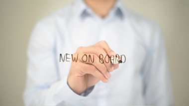 Yeni şeffaf ekran üzerinde yazılı, dostum