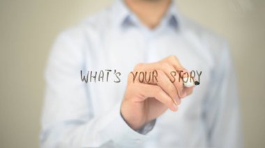 Senin hikayen ne dostum şeffaf ekran üzerine yazma