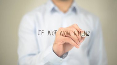 Eğer değilse, döndüğünde, şeffaf ekran üzerinde yazılı adam