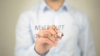 Hiç kendinizi şeffaf ekranda yazma adam çık