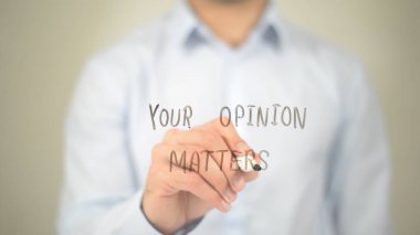 Fikriniz Önemli, Saydam Ekranda Yazan Adam