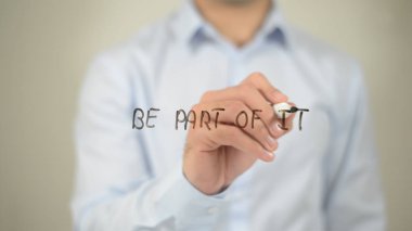 Bölüm-in o, şeffaf ekranda yazma adam olmak