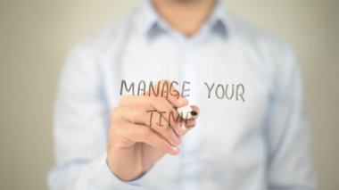 Your Time, şeffaf ekranda yazma adam yönetmek