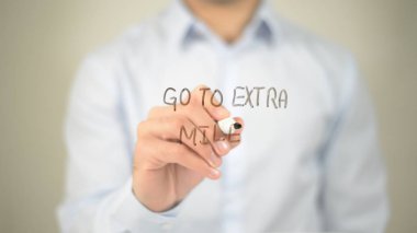 Ekstra mil için şeffaf ekranda yazma git