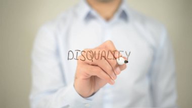 Diskalifiye, dostum şeffaf ekranda yazma