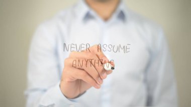 Asla kabul hiçbir şey şeffaf ekranda yazma