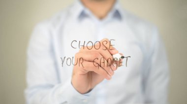 Aracınızı, şeffaf ekranda yazma adam seçin