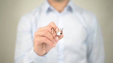 Satın, dostum şeffaf ekranda yazma