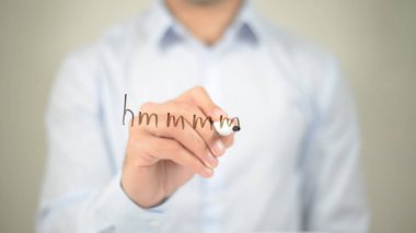 Hmmmm, şeffaf ekranda yazma adam