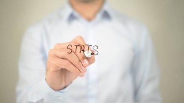 İstatistikler, Saydam Ekranda Yazan Adam