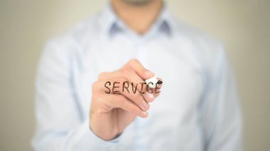 Hizmet, dostum şeffaf ekranda yazma