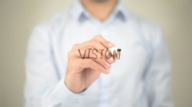 Görüntü, Saydam Ekranda Yazan Adam