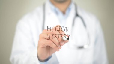 Tıbbi geçmişi, Doktor şeffaf ekranda yazma