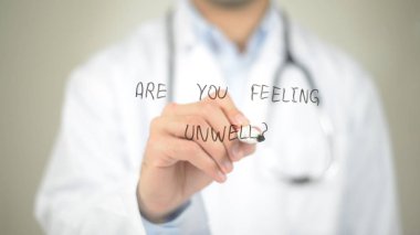 Kendini iyi hissediyor musun? , Doktor şeffaf ekran üzerine yazma