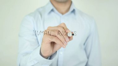İnsan hakları, ekranda yazma