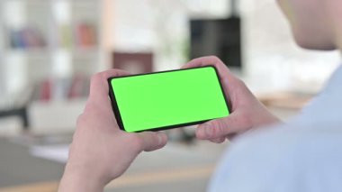 Yatay Kroma Anahtar Akıllı Telefonu 'nda Video İzleme, Kapat