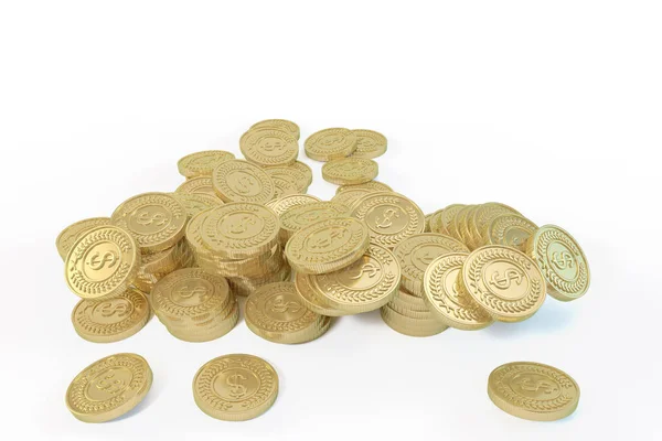 Monedas de oro — Foto de Stock