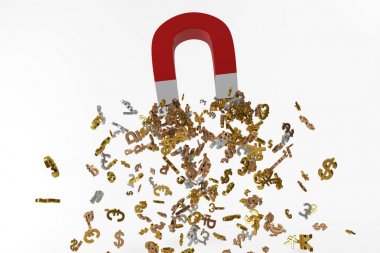 Mıknatıslar para emmek