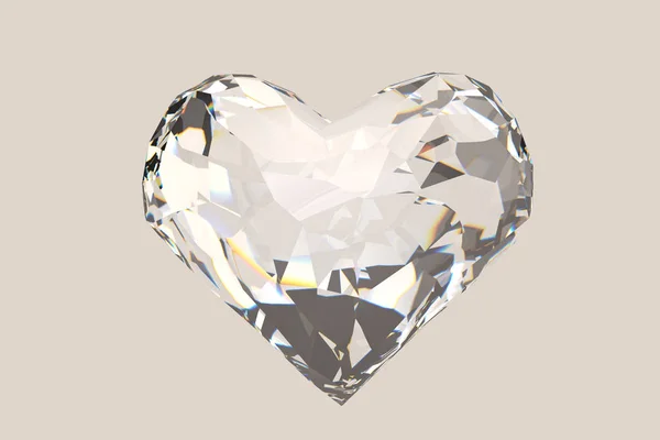 Ένα διαμάντι υψηλής ποιότητας 3d καθιστούν περιλαμβάνουν path.3d εικονογράφηση. — Φωτογραφία Αρχείου