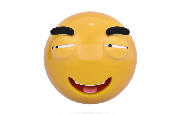 Emoticon.3d αστεία εικονογράφηση. — Φωτογραφία Αρχείου