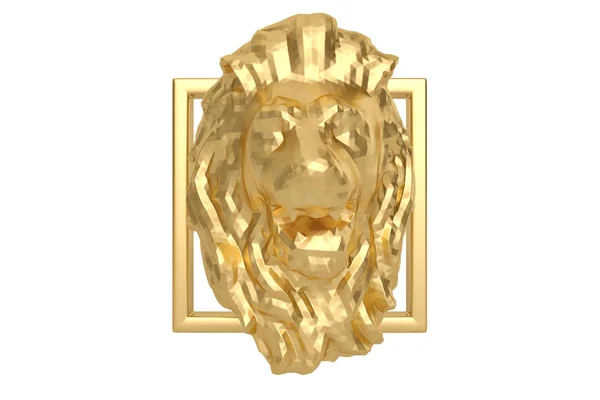 Kingsday lví hlavu. 3D obrázek. — Stock fotografie