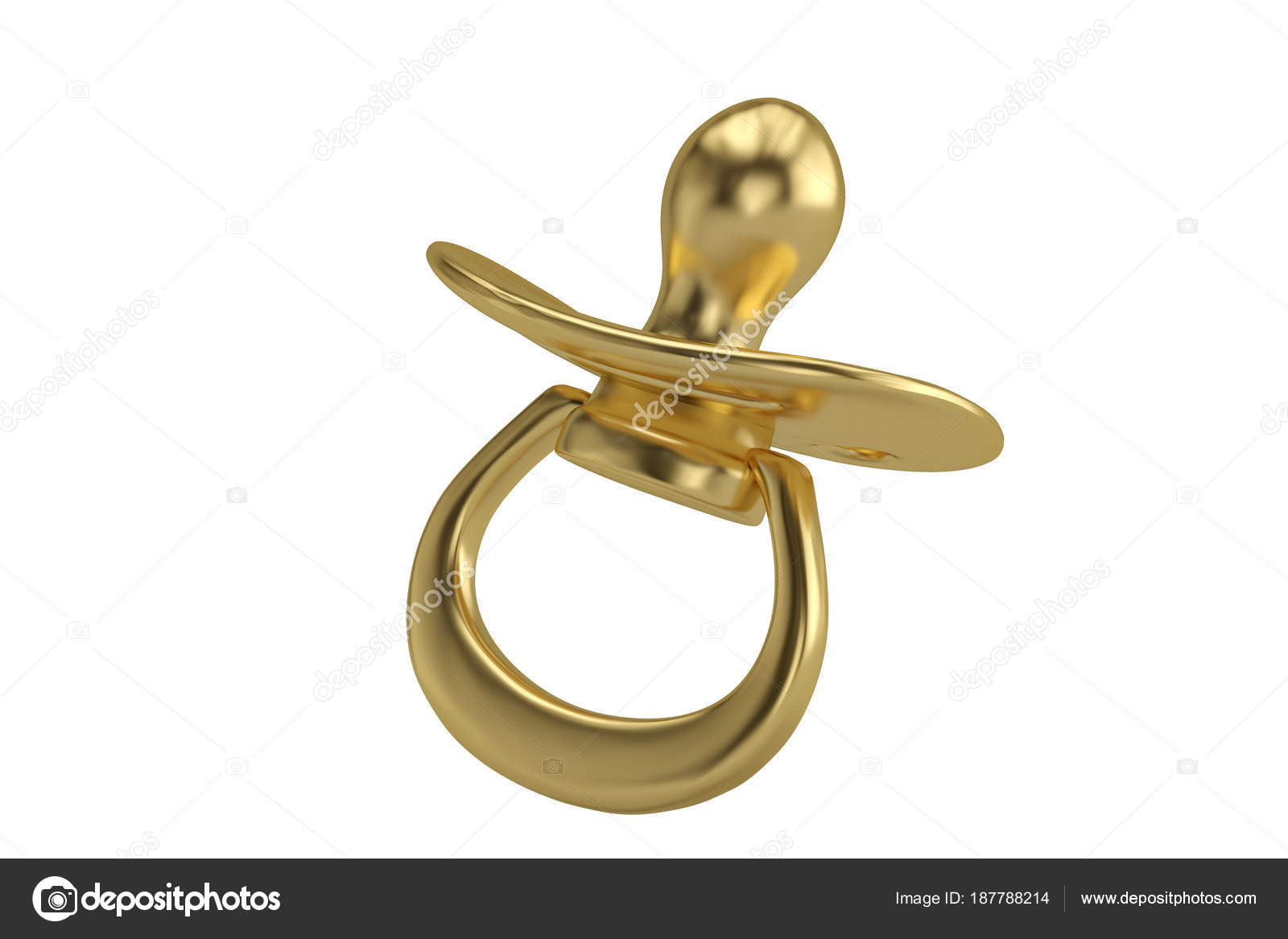 gold pacifier