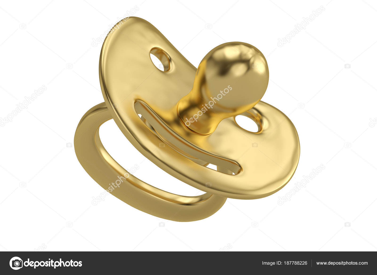 gold pacifier