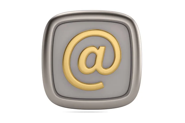 Email 3d symbole isolé sur fond blanc. Illustration 3D . — Photo