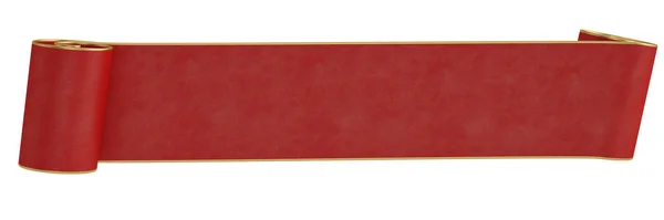 Banner de cinta 3D Aislado sobre fondo blanco. ilustración 3d — Foto de Stock