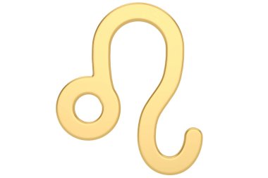 Altın takımyıldız simgesi beyaz arkaplanda izole edildi. 3d illüstrasyon