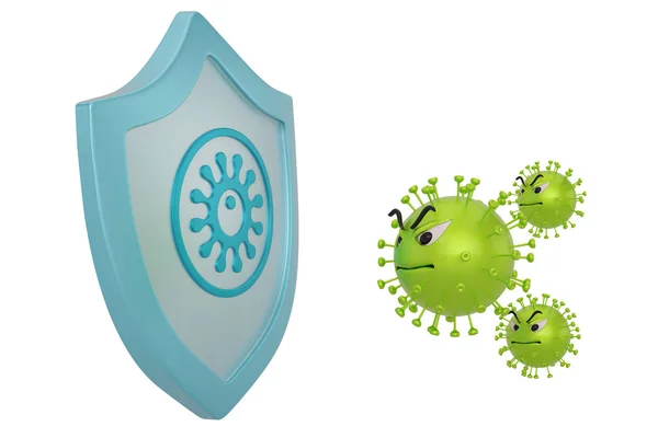 Epidemia Coronavirus, epidemia Coronavirus 2019-nc0v. 3d — Zdjęcie stockowe