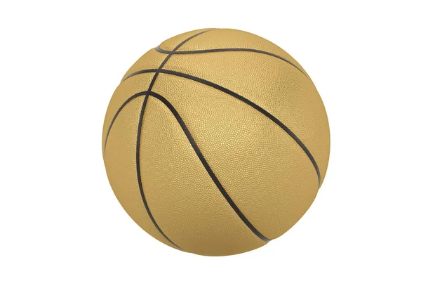 High Quality Render Basketball Basketball Isolated White Background Illustration — Stock Photo, Image
