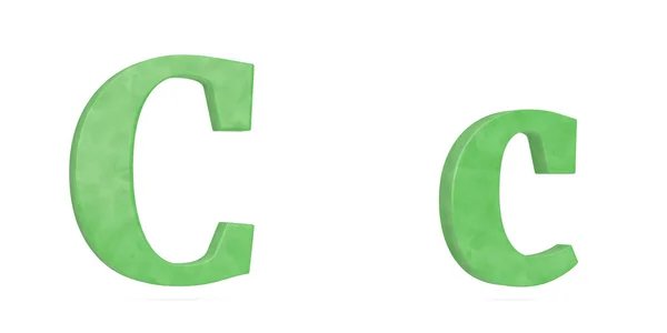 Jade Alphabet Isoliert Auf Weißem Hintergrund Illustration — Stockfoto